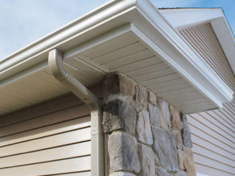 Sleek new seamless gutters and downspouts